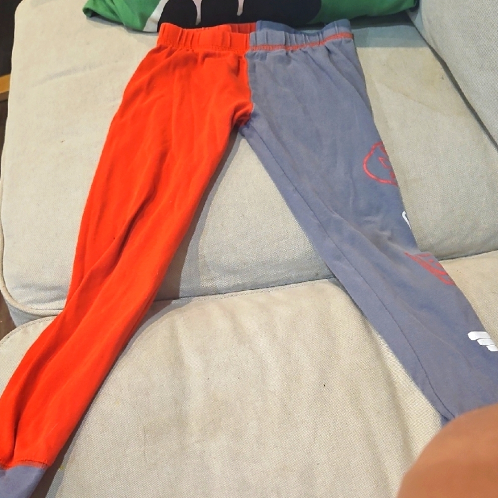 Disney Red and Gray Kids Joggers Style Pajama Bottoms